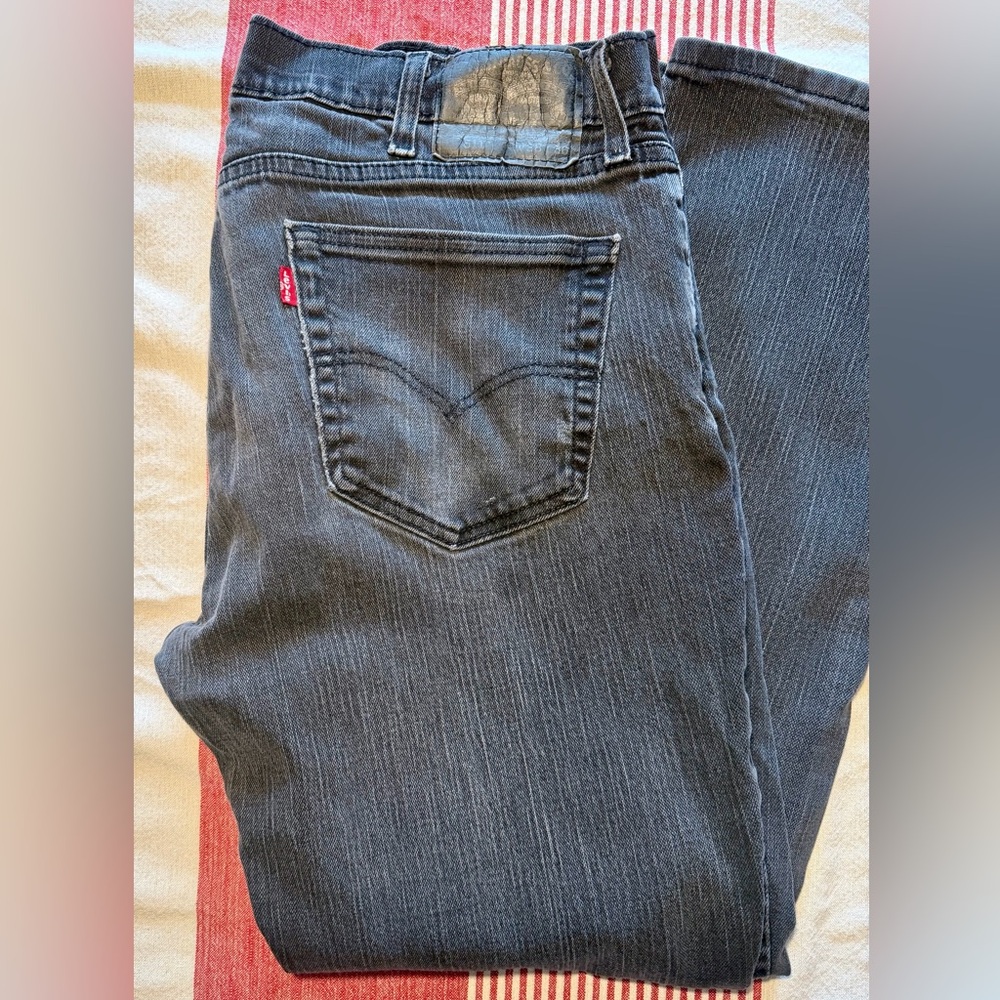 Levi's Black Jeans with Red Tag